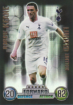 Robbie Keane Tottenham Hotspur 2007/08 Topps Match Attax Limited edition #431